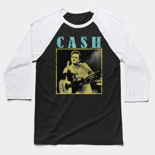 CASH - Golden Vintage Baseball T-Shirt